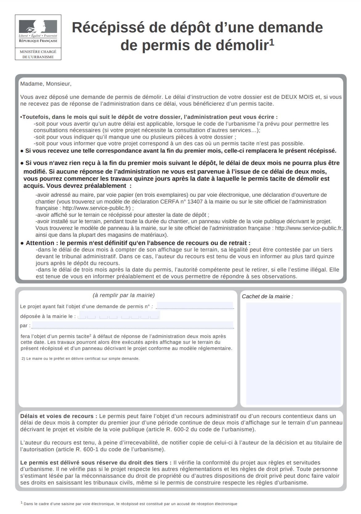 Permis de demolir