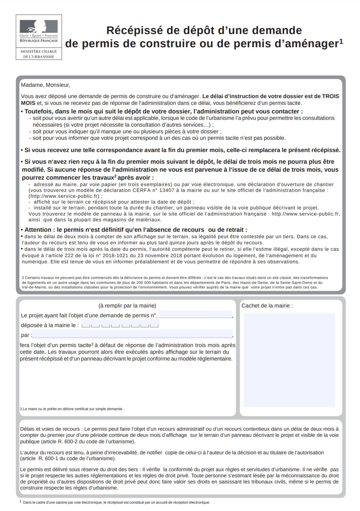 Permis de construire